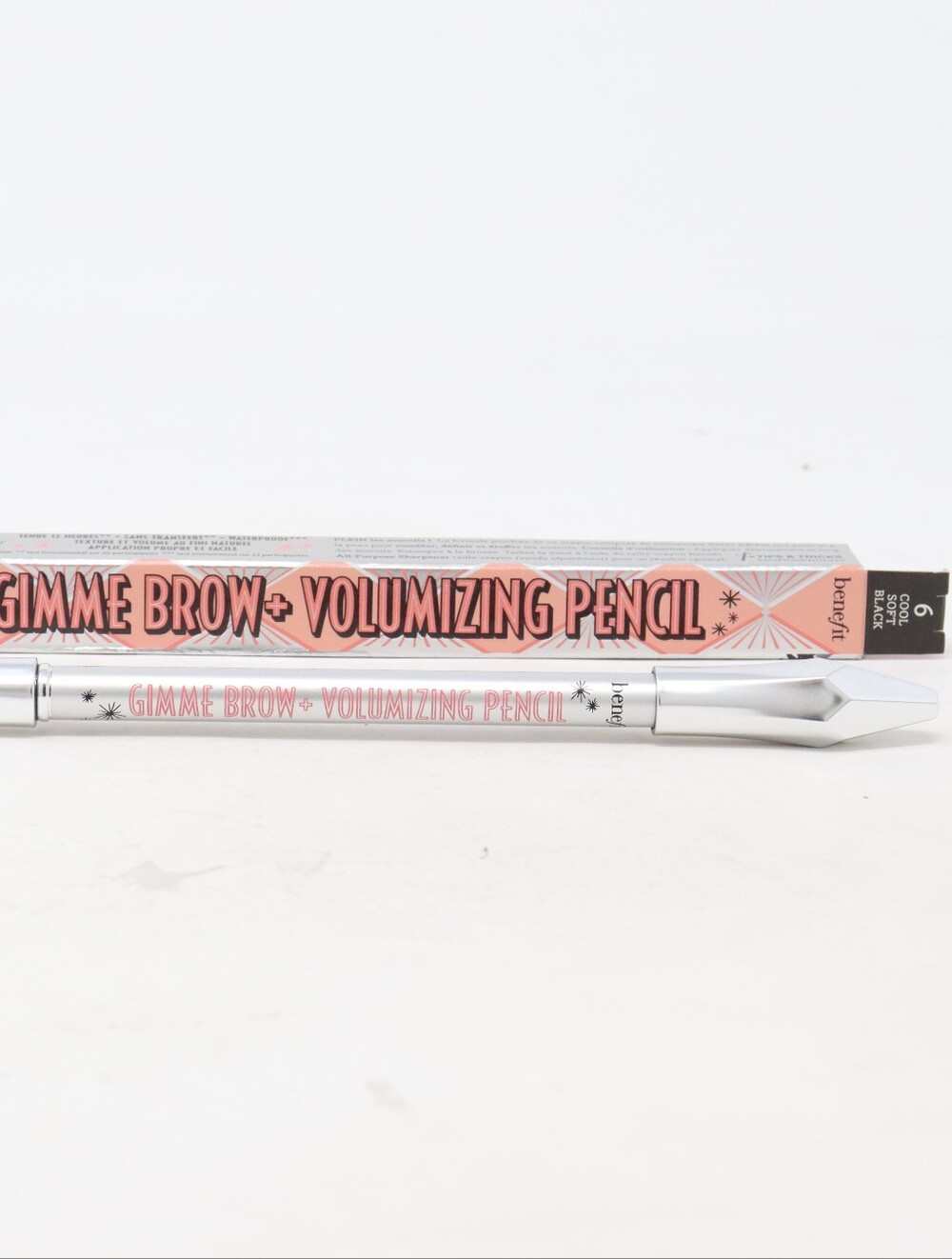 🧚‍♀️#6 COOL SOFT BLACK Benefit Gimme Brow + Volumizing Pencil NWT